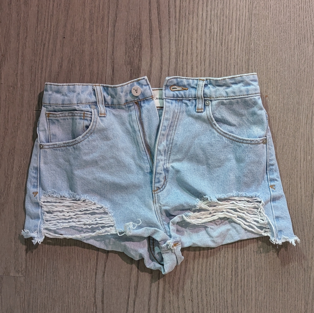 Abrand Jeans High Relaxed Short Size 27
